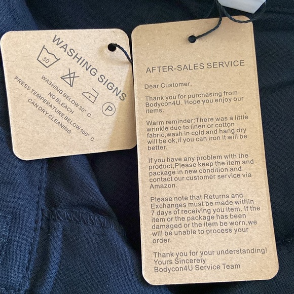 NWT Bodycon4U linen maxi dress - Picture 10 of 10